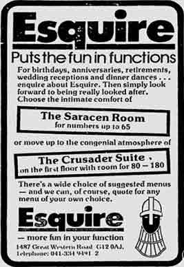 Esquire House advert 1978